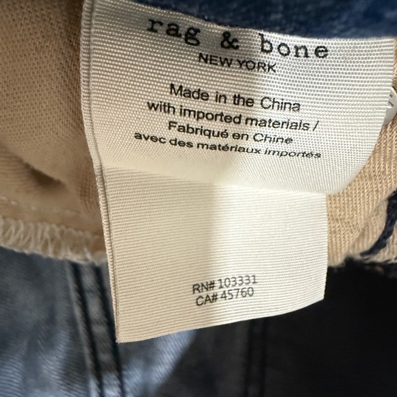 Rag & Bone High-Rise Skinny Jeans Women’s Size 27 Medium Wash - Picture 4 of 9